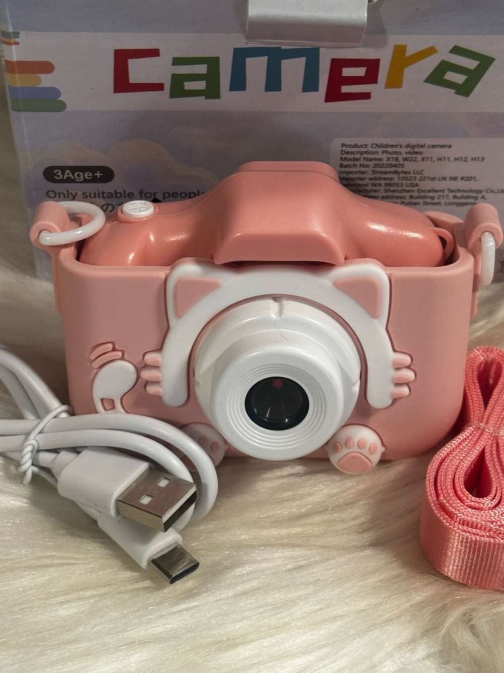 Camera Toys for 3-8 Year Old Girls-Pink NEW